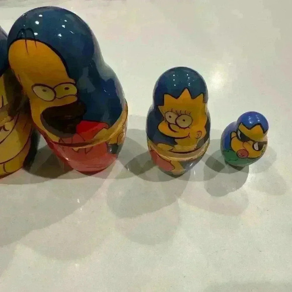 The SIMPSONS nesting Russian dolls bought in Russia years ago - selling as is - Picture 7 of 7